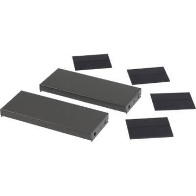 "Side panels for the plinth, PanelSeT SFN, PanelSeT SF, PanelSeT SM, for electrical enclosure  D400mm, set of 2, H100mm" - Schneider Electric - NSYSPS4100