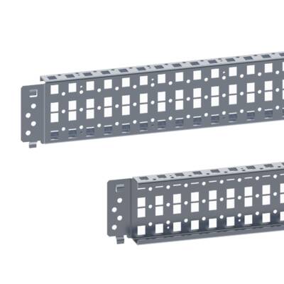 "Quick fixing cross rails, PanelSeT SFN, PanelSeT SF, PanelSeT SM,  H90 W1200mm, 3 rows, set of 2" - Schneider Electric - NSYSQCR90120