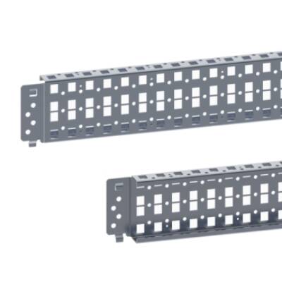 "Quick fixing cross rails, PanelSeT SFN, PanelSeT SF, PanelSeT SM,  H90 W800mm, 3 rows, set of 2" - Schneider Electric - NSYSQCR9080