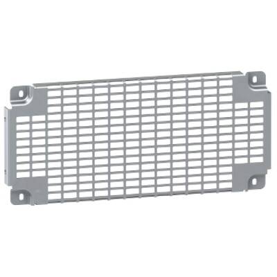 "Perforated mounting plate, PanelSeT SFN, PanelSeT SF, SM, for electrical enclosure  W1000mm, galvanized steel, H600mm" - Schneider Electric - NSYSTMP60100