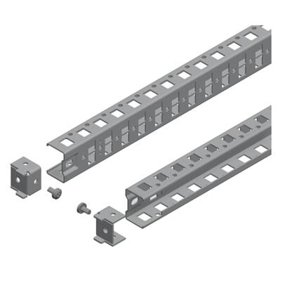 "Universal cross rails, PanelSeT SFN, PanelSeT SF, PanelSeT SM,  H40 W2000mm, 1 row, set of 2" - Schneider Electric - NSYSUCR40200