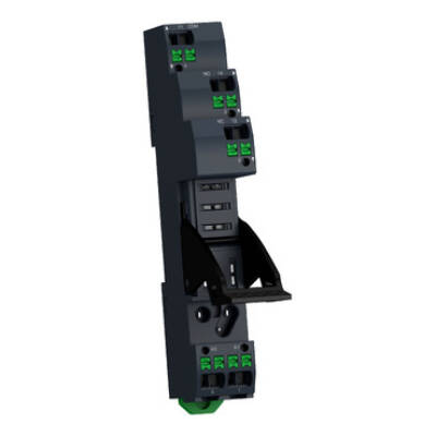 Harmony, Push-in socket, for RXG1 relays, 10 A, spring clamp terminals, separate contact - Schneider Electric - RGZE05P