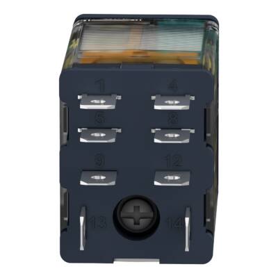 Power plug-in relay, 15 A, 2 CO, with LED, 24 V DC - Schneider Electric - RPM22BD