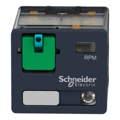 Power plug-in relay, 15 A, 3 CO, with LED, 24 V DC - Schneider Electric - RPM32BD