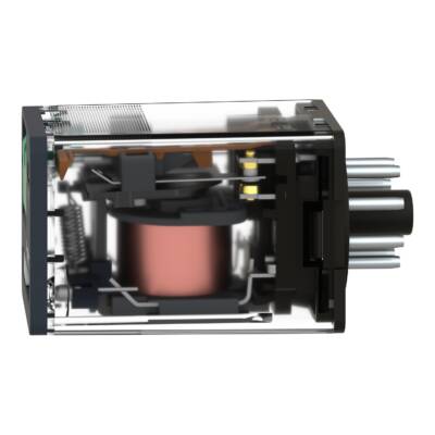 universal plug-in relay - Harmony RUM - 2 C/O - 24 V DC - 10 A - with LED - Schneider Electric - RUMC22BD