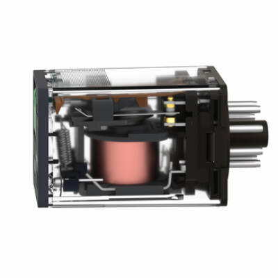 universal plug-in relay - Harmony RUM - 3 C/O - 110 V DC - 10 A - with LED - Schneider Electric - RUMC32FD