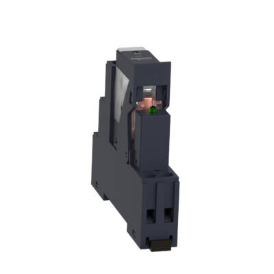 Harmony, Interface plug-in relay pre-assembled, 5 A, 2 CO, with LED, with protection circuit, 230 V AC - Schneider Electric - RXG23P7PV