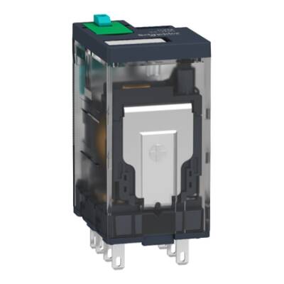 Miniature plug-in relay, 6 A, 4 CO, 12 V DC - Schneider Electric - RXM4AB1JD