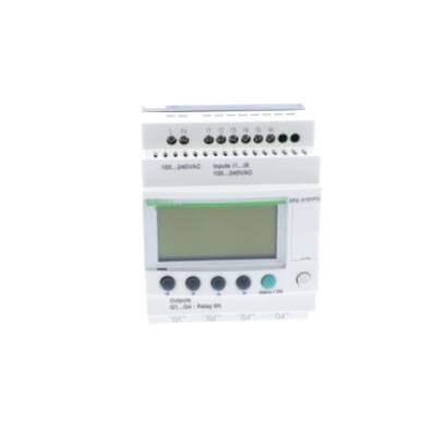 compact smart relay Zelio Logic - 10 I O - 100..240 V AC - no clock - display - Schneider Electric - SR2A101FU