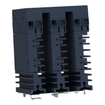 Harmony, Solid state modular relay, 25 A, DIN rail mount, zero voltage switching, input 4…32 V DC, output 48…600 V AC - Schneider Electric - SSM3A325BD