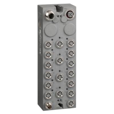 expansion block - TM7 - IP67 - 16 DI - 24V DC - M8 connector - Schneider Electric - TM7BDI16B