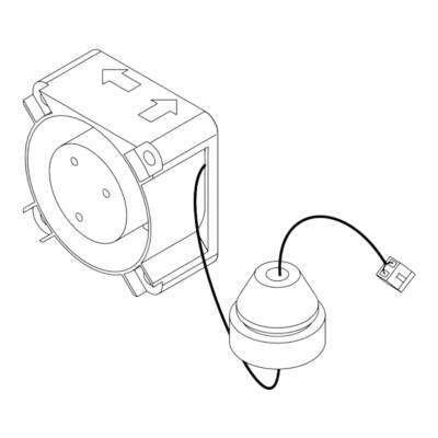 Wear part, external fan kit for variable speed drive, Altivar 212, up to 2.2kW - Schneider Electric - VZ3V212S21001