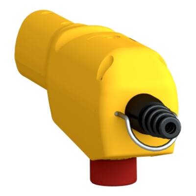 pendant station XAC-A pistol grip - 2 booted push buttons 1 Emergency stop - Schneider Electric - XACA2173