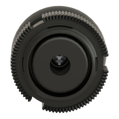 round head for pushbutton - spring return - XAC-A - blue - booted - Schneider Electric - XACA9416