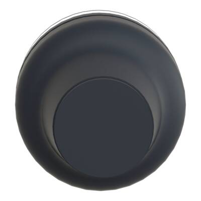 booted head for pushbutton XAC-B - black - 16 mm, -25..+70 °C - Schneider Electric - XACB9212