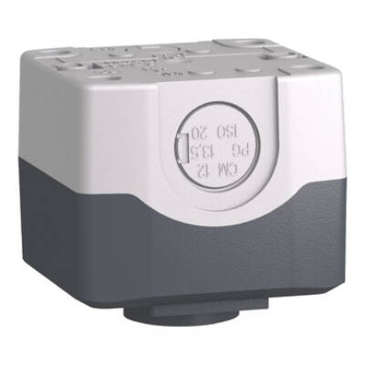 dark grey station - 1 green flush pushbutton Ø22 spring return 1NO "Start" - Schneider Electric - XALD101H29