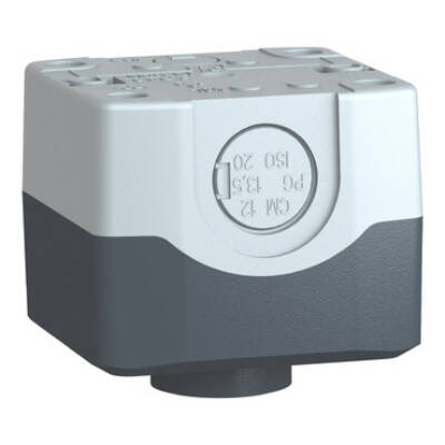 Control station, plastic, dark grey lid, 1 green flush push button Ø22, spring return, marked I, 1 NO - Schneider Electric - XALD102