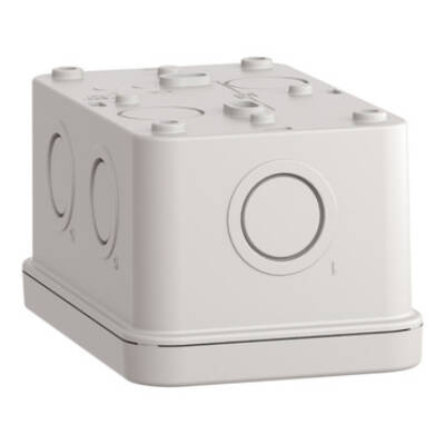 empty control station - light grey - 3 cut-outs - IP54 - for XB7 Ø 22 mm - Schneider Electric - XALE3