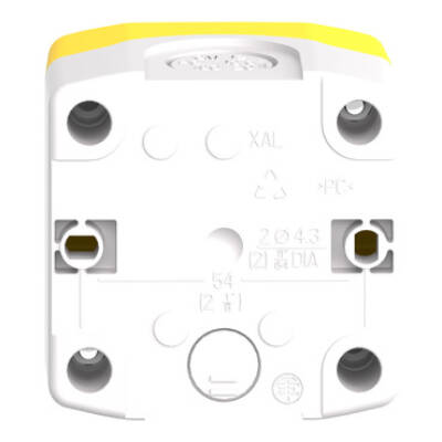 ill. ring with e. stop d40 ttr control box 24V 2 colors white/red fixed 1NO 1NC - Schneider Electric - XALK178W3B140E