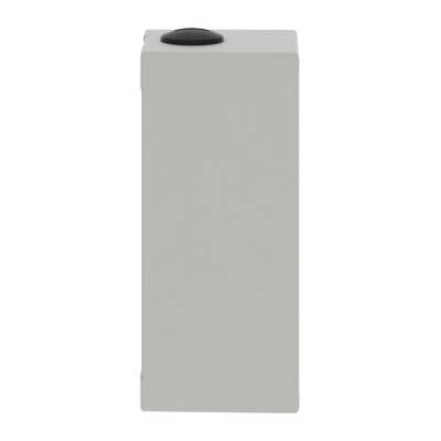 Harmony XAP, XB2 SL, Empty control station, zinc alloy, grey, M25, 3 cut-outs 30mm with notches, 80 x 175 x 77 - Schneider Electric - XAPD3603