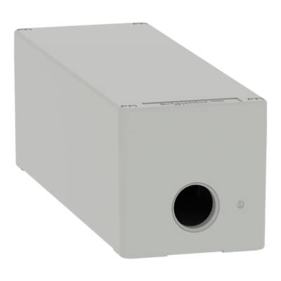 Harmony XAP, XB2 SL, Empty control station, zinc alloy, grey, M25, undrilled, 80 x 220 x 77 - Schneider Electric - XAPD44