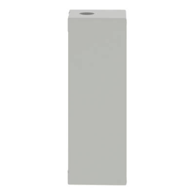 Harmony XAP, XB2 SL, Empty control station, zinc alloy, grey, M25, 5 cut-outs 22mm, 80 x 220 x 77 - Schneider Electric - XAPD4505