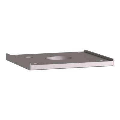 drilled front plate - XAP-E - metal - 1 opening - Schneider Electric - XAPE301