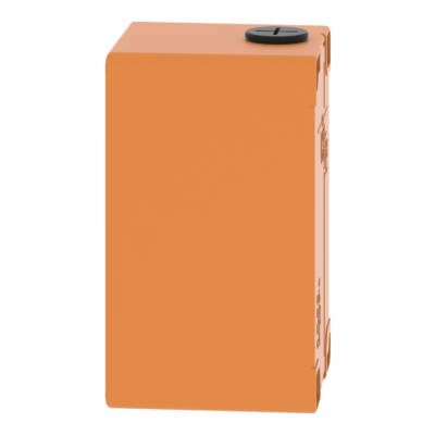 Harmony XAP, XB2 SL, Empty control station, zinc alloy, orange, M20, 2 cut-outs 30mm with notches, 80 x 130 x 77, UL cULus - Schneider Electric - XAPO2602