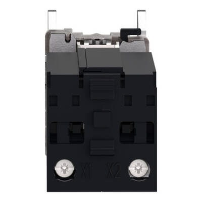 Pilot light, Harmony XB4, metal, protected LED light, blue, 22mm, with plain lens, universal LED, 400V - Schneider Electric - XB4BV5B6