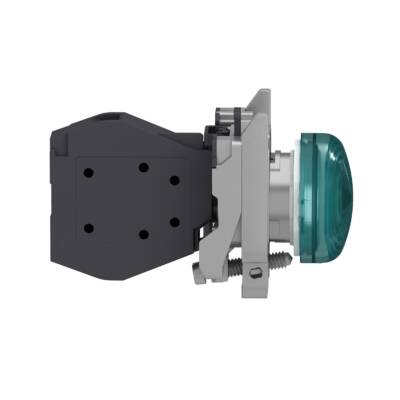 Complete pilot light, Harmony XB4, Explosive atmosphere, green LED 24 240 V - Schneider Electric - XB4BVBM3GEX