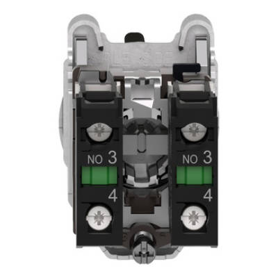Selector switch, Harmony XB4, flush mounted sw Ø 30.5 key 455 3 pos stay put key release 2 NO - Schneider Electric - XB4FG03