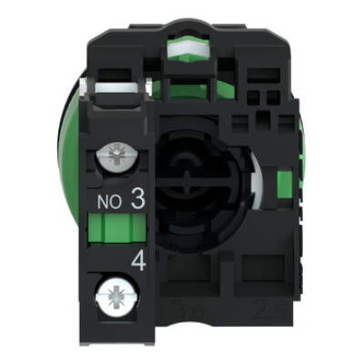 FLUSH MOUNTED GREEN FLUSH CAPS PUSHBUTTON 1NO SCREW CLAMP - Schneider Electric - XB5FA31