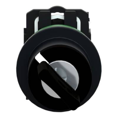 FLUSH MOUNTED SELECTOR SWITCH KEY 455 2 POS STAY PUT KEY RELEASE LEFT 1NO SCREW - Schneider Electric - XB5FG21