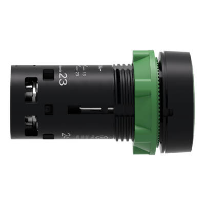 Push button, Harmony XB7, PB, Spring Rtn, green, 2 NO - Schneider Electric - XB7NA33