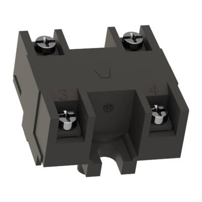 Harmony XAC, Single contact block, spring return, front mounting, single speed C/O for XACB91** operators - Schneider Electric - XESB2011