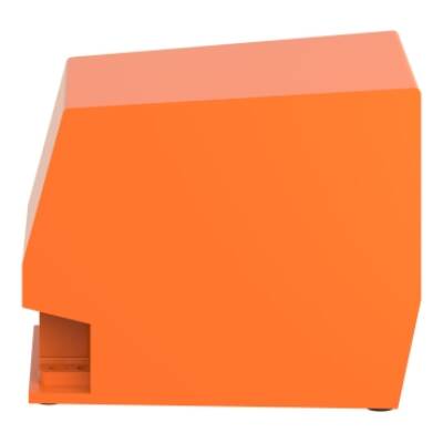 Preventa XPE, Single foot switch, metal, orange, with cover, trigger mechanism, 2 NO + 2 NC - Schneider Electric - XPER511