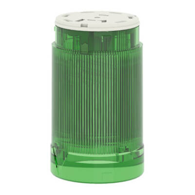 Harmony XVM, Illuminated unit for modular tower lights, plastic, green, Ø45, for bulb BA 15d, <= 230 V AC/DC - Schneider Electric - XVMC33