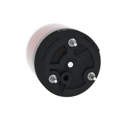 Illuminated beacon with buzzer, red, Ø100, 70...90 dB, integral LED, 12...24 V DC - Schneider Electric - XVR3B04S