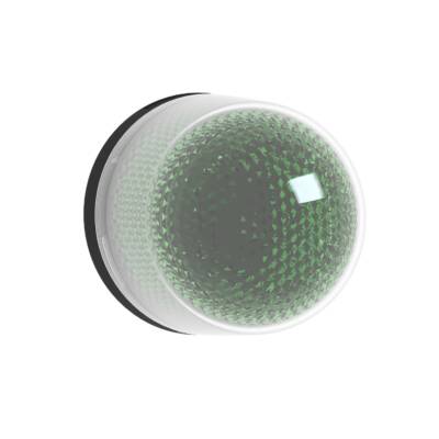 Illuminated beacon with buzzer, green, Ø100, 70...90 dB, integral LED, 100...230 V AC - Schneider Electric - XVR3M03S