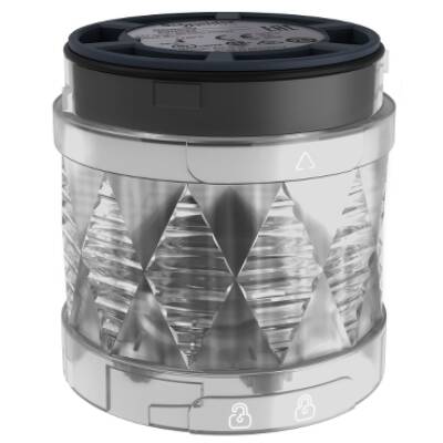 Illuminated LED unit for modular tower lights, white, Ø60, steady, IP65, 24 V AC/DC - Schneider Electric - XVUC27