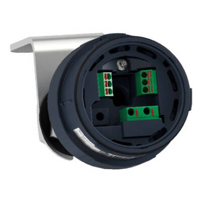 Harmony XVU, Fixing metal bracket with 100 mm aluminium pole for modular tower lights, black, Ø60 - Schneider Electric - XVUZ100T