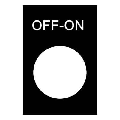 NAMEPLATE (O - Schneider Electric - ZB2BY2367