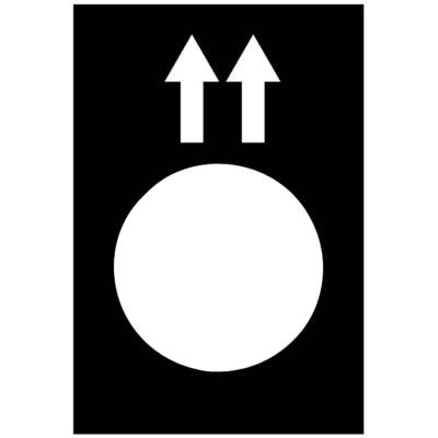 legend - 30 x 40 mm - black - left, fast - Schneider Electric - ZB2BY2911