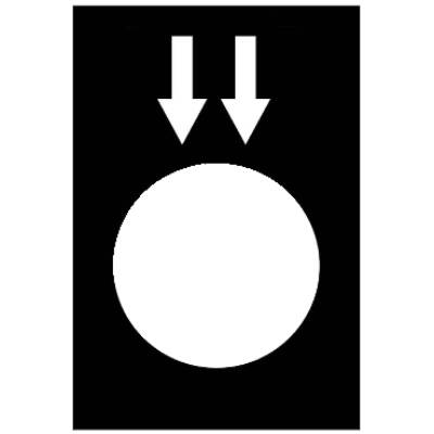 legend - 30 x 40 mm - black - lower, fast - Schneider Electric - ZB2BY2955