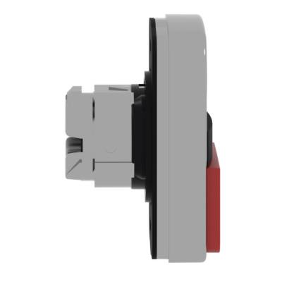 Double-headed push button head, metal, Ø22, 1 green flush marked I + 1 red projecting marked O - Schneider Electric - ZB4BL7341