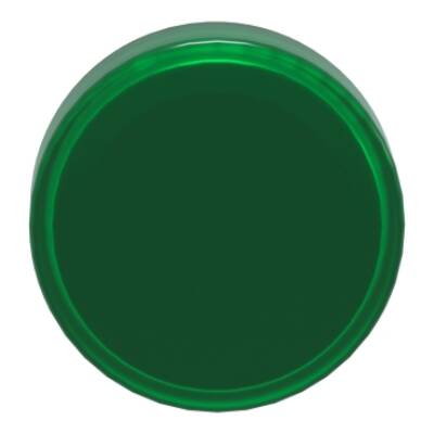 Head for pilot light, Harmony XB4, metal, green, 22mm, universal LED, plain lens - Schneider Electric - ZB4BV033