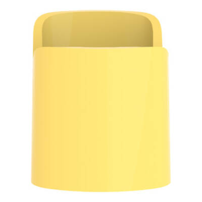 Harmony XB4, Narrow flange guard for Ø 40 Emergency stop, plastic, yellow - Schneider Electric - ZB4BZ2005