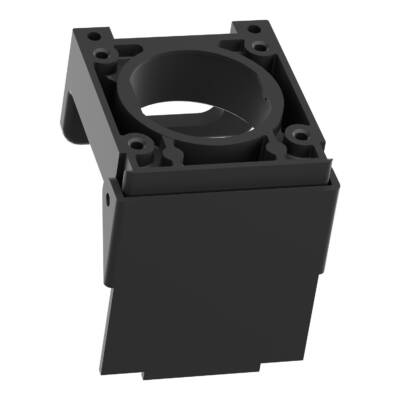 black padlockable flap for Ø22 flush pushbutton - Schneider Electric - ZB4BZ62