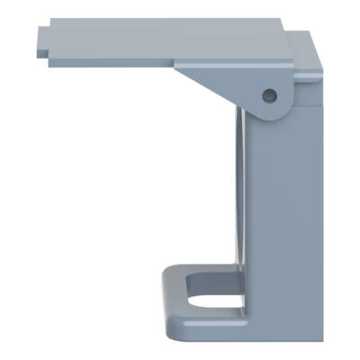 blue padlockable flap for Ø22 flush pushbutton - Schneider Electric - ZB4BZ66