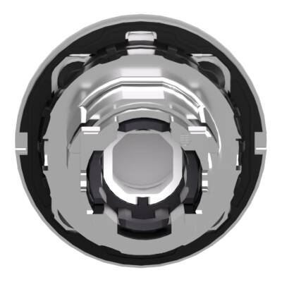 Head for illuminated push button, Harmony XB4, metal, red flush mounted, 30mm, universal LED, unmarked - Schneider Electric - ZB4FH043